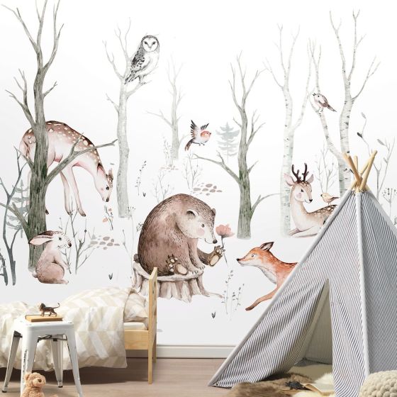Shy forest Design tapéta