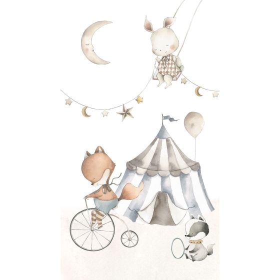 Circus blue Design tapéta