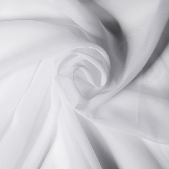 Voile Uni behúzó szalagos fehér fényáteresztő készfüggöny 140x270 cm