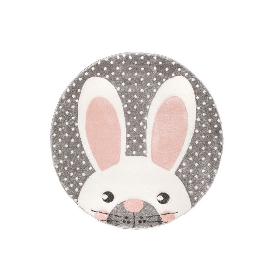 Kiddy Bunny szőnyeg 120 cm kör