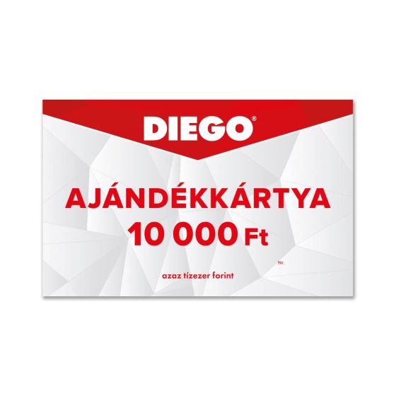 DIEGO Ajándékkártya 10.000 Ft.