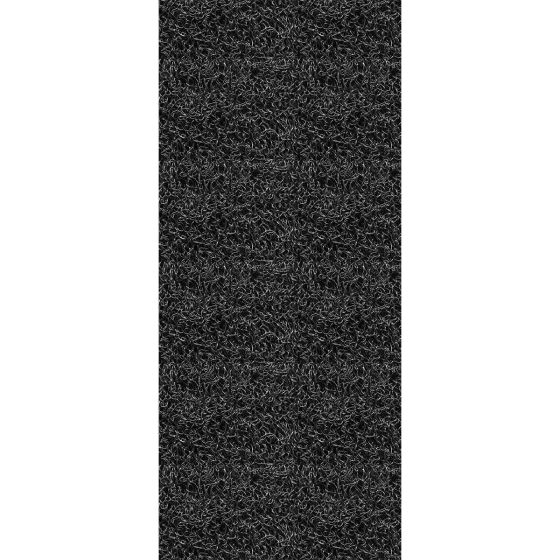 Curly black futószőnyeg 100 cm