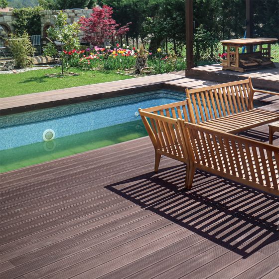 WPC Wenge padlódeszka 2,0 m
