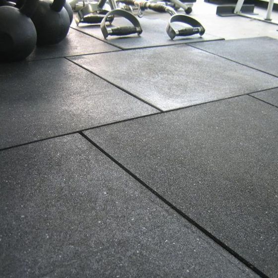 Fitnesz gumilap 15x1000x1000mm fekete