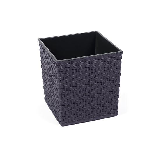 Juka Rattan virágtartó graphite 19,3x19x19 cm