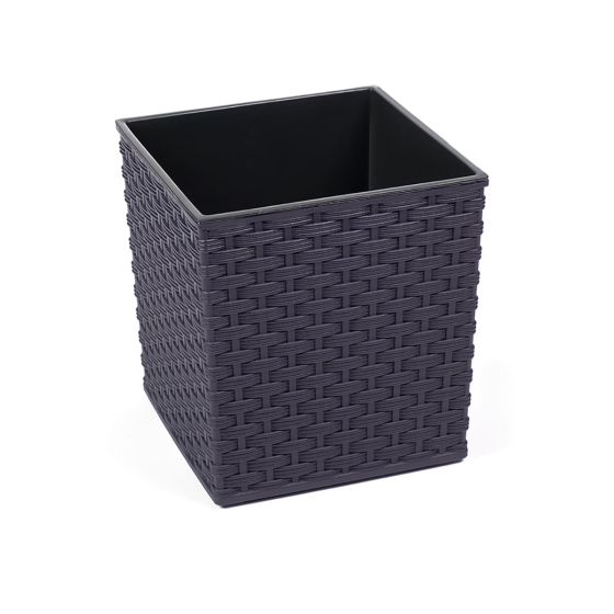 Juka Rattan virágtartó graphite 30,5x30x30 cm