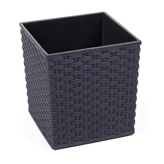Juka Rattan virágtartó graphite 41x40x40 cm