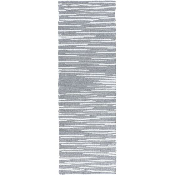 Lily szürke fehér szőnyeg 70x120 cm