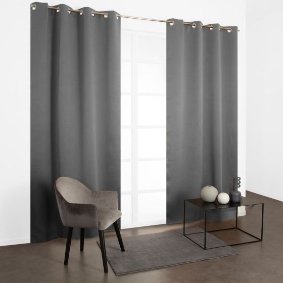 Orion ringlis készfüggöny 135x240cm sötétszürke
