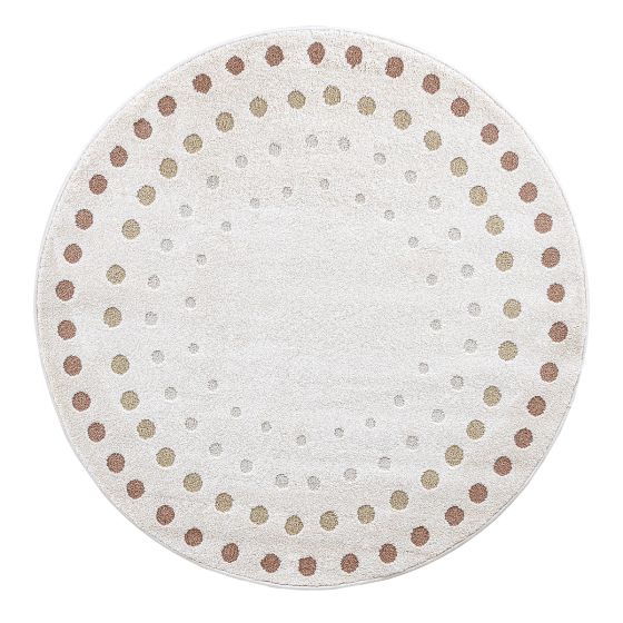 Elio dots cream szőnyeg 120 cm kör