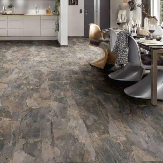 Atlantic Tile Pewter Slate 8 mm vízálló laminált padló
