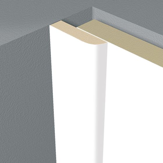 Fal és mennyezeti panel White uni lezáró léc 25 x 6mm