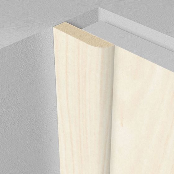 Fal és mennyezeti panel Pear white lezáró léc 25 x 6mm
