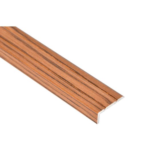 Lépcsőélvédő profil 25x10mm sötét tölgy 2,7 m