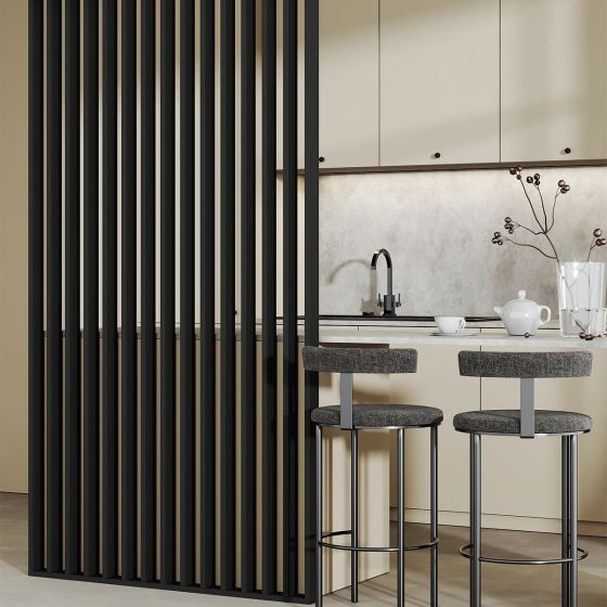 Térelválasztó 2750x580x65 mm black arf
