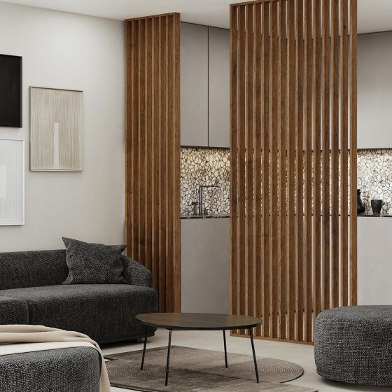 Térelválasztó 2750x580x65 mm royal oak