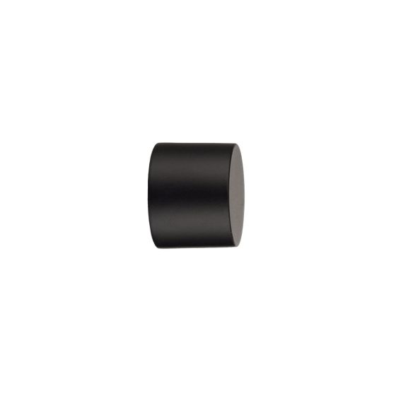 Miami fém végzáró 16mm knob fekete 1 pár