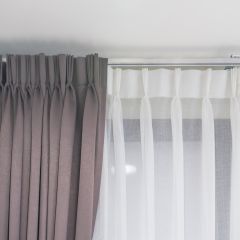 Doublo alu univerzális karnispanel 3-4 soros fehér 260 cm