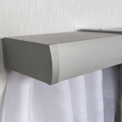 DECO előlapos karnis szett ezüst 160 cm