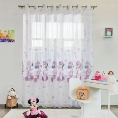 Minnie fehér fényáteresztő készfüggöny "3+1" 140x245 cm