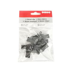 Fém függönycsipesz fekete 10db/csomag