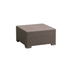 California polyrattan kerti asztal cappuccino