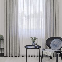 Linares fehér-beige fényáteresztő függöny 300 cm