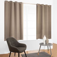 Orion ringlis készfüggöny 135x180cm taupe
