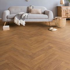 Eurohome Herringbone Harlech Oak 8 mm vízálló laminált padló