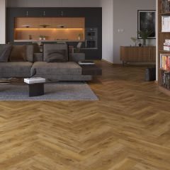 Wiparquet Herringbone Sorra Oak 8 mm vízálló laminált padló
