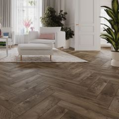 Wiparquet Herringbone Ovaro Oak 8 mm vízálló laminált padló