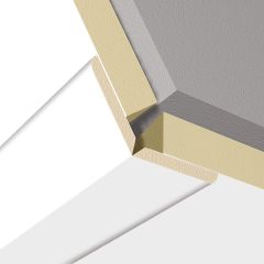 Fal és mennyezeti panel White uni állítható saroktakaró léc