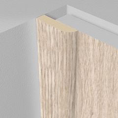 Fal és mennyezeti panel Light grey oak lezáró léc 25 x 6mm
