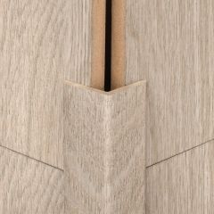 Fal és mennyezeti panel Light grey oak 90° külső saroktakaró léc