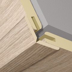 Fal és mennyezeti panel Light grey oak állítható saroktakaró léc