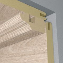 Fal és mennyezeti panel Light grey oak záró léc 16 x 36mm