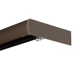 DECO előlapos mennyezeti karnis szett fém 200cm matt bronz