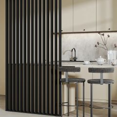 Térelválasztó 2750x580x65 mm black arf