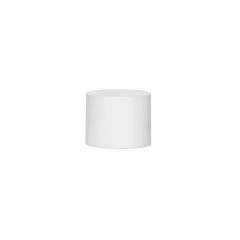 Siva fém végzáró 19mm knob pár fehér