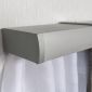 DECO előlapos karnis szett ezüst 180 cm