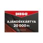 DIEGO Ajándékkártya 20.000 Ft.