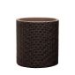 Small Cylinder Planter műanyag kaspó whiskey barna 28x28x28,3 cm