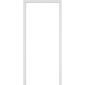 Állítható beltéri ajtótok 75 cm balos fehér 140-159 mm
