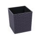 Juka Rattan virágtartó graphite 30,5x30x30 cm