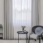 Linares fehér-beige fényáteresztő függöny 300 cm