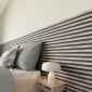 Decowall falburkoló panel 30x260 cm szürke tölgy-fekete akusztikus 1,56 m2

