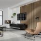 Decowall falburkoló panel 30x260 cm bronz tölgy-fekete akusztikus 1,56 m2

