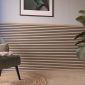 Decowall falburkoló panel 30x260 cm ivory tölgy-fekete akusztikus 1,56 m2
