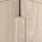 Fal és mennyezeti panel Light grey oak belső sarokléc