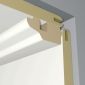 Fal és mennyezeti panel Edelweiss pore záró léc 16 x 36mm